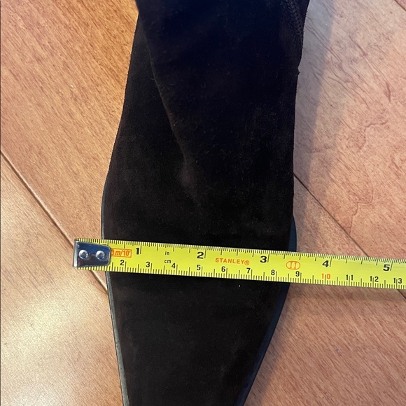 Brown suede Aquatilia over the knee boots with faux fur - Picture 9 of 14